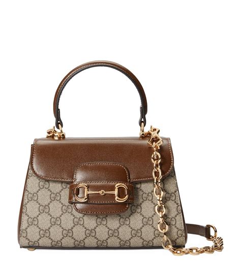 gucci horsebit mini top handle bag|Gucci 1955 shoulder bag review.